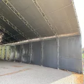 Montagem escalonada de Galpão de Lona: Expandindo conforme a demanda