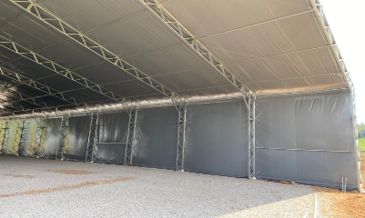 Montagem escalonada de Galpão de Lona: Expandindo conforme a demanda