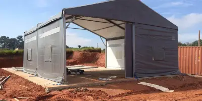 Galpões para canteiro de obras