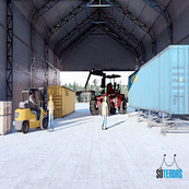 Galpão lonado galpão para armazenamento no Paraná